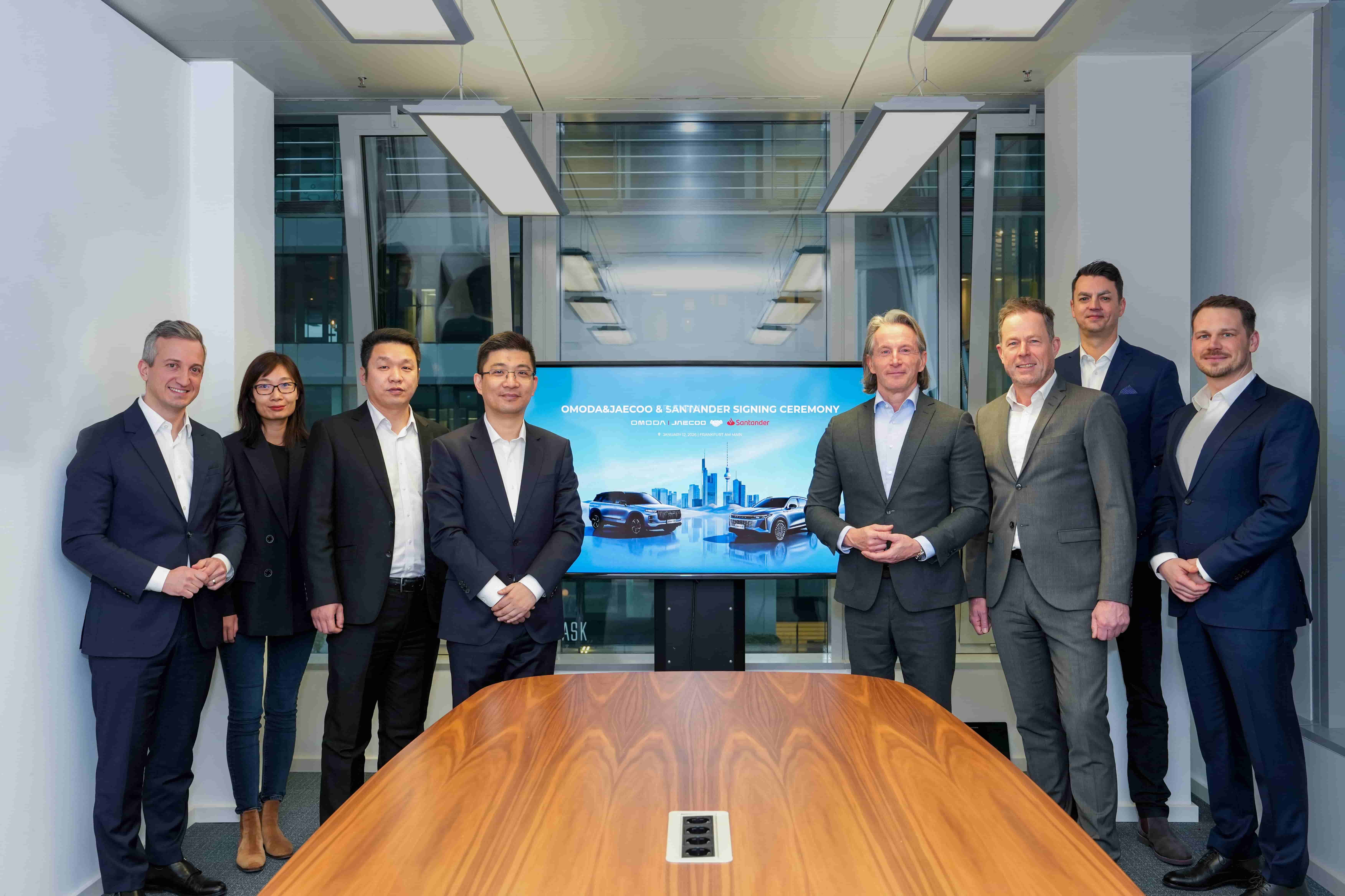 OMODA&JAECOO und Santander unterschreiben Finanzierungspartnerschaft für den deutschen Markt